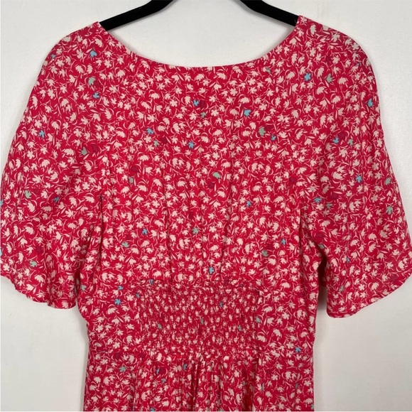 Free People In Full Bloom Floral Midi Dress - Picture 9 of 11